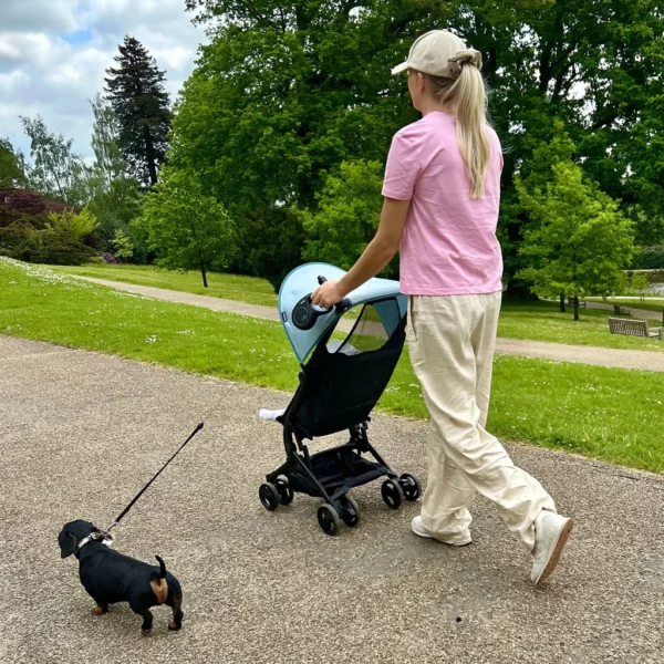 My Babiie MBX5 Ultra Compact Stroller - Blue - Image 2