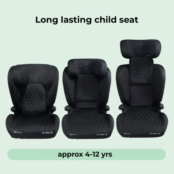 Billie Faiers iSize Blush Quilted Car Seat (76-150cm) - Image 2