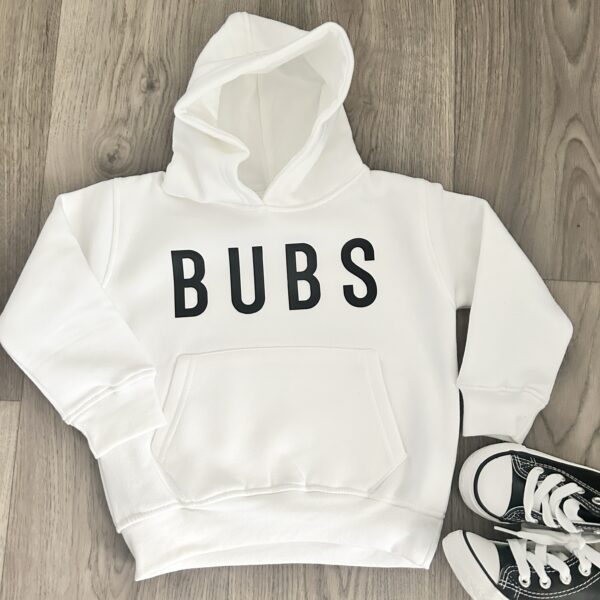 Itty Bitty White BUBS Hoodie - Image 2