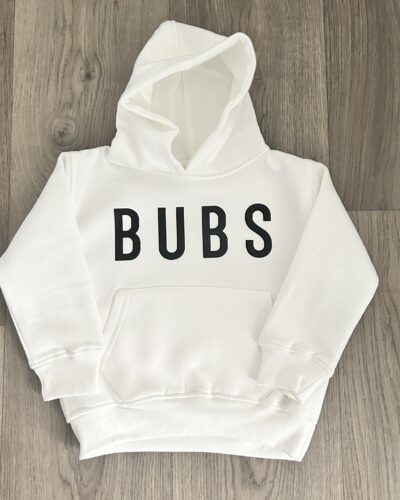 Itty Bitty White BUBS Hoodie