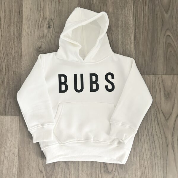 Itty Bitty White BUBS Hoodie