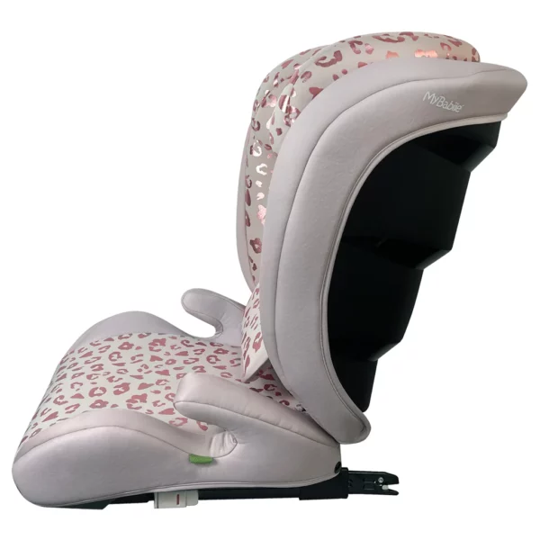 MBCS23 i-Size (100-150cm) High Back Booster Car Seat - Katie Piper Blush Leopard - Image 2