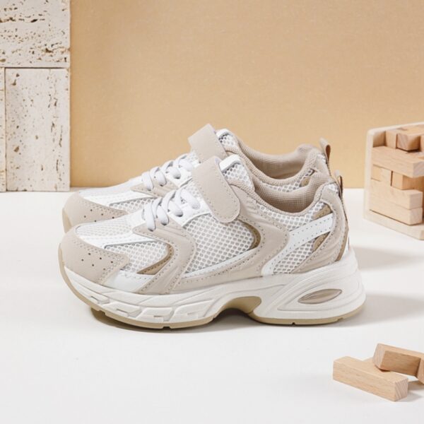 Itty Bitty Beige & White 530 Trainers - Image 3