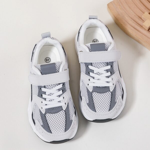 Itty Bitty Grey & White 530 Trainers - Image 4