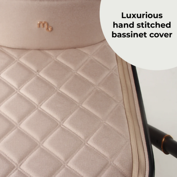 MB450i 3-in-1 Travel System with i-Size Car Seat - Pastel Pink - Image 6