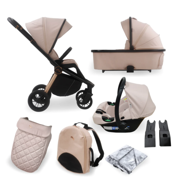 MB450i 3-in-1 Travel System with i-Size Car Seat - Pastel Pink