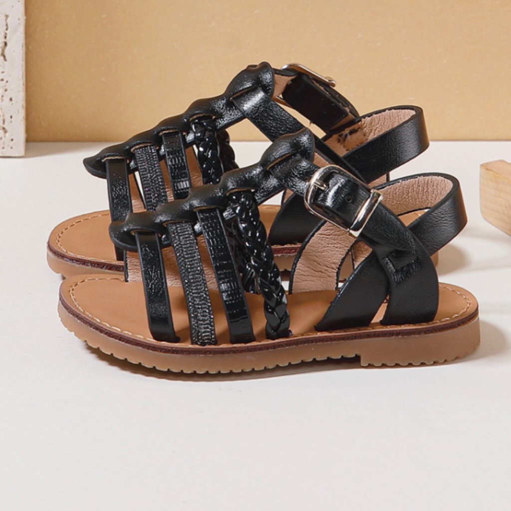 Mia piper buckle top strap sandal