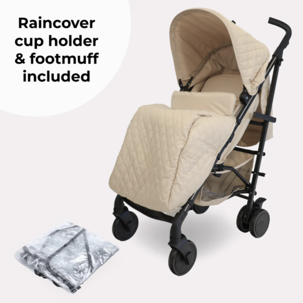 MB51 Stroller - Dani Dyer Quilted Sand - Image 4