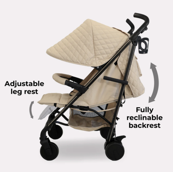 MB51 Stroller - Dani Dyer Quilted Sand - Image 7
