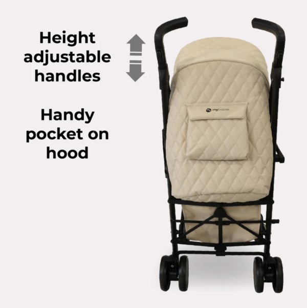 MB51 Stroller - Dani Dyer Quilted Sand - Image 8