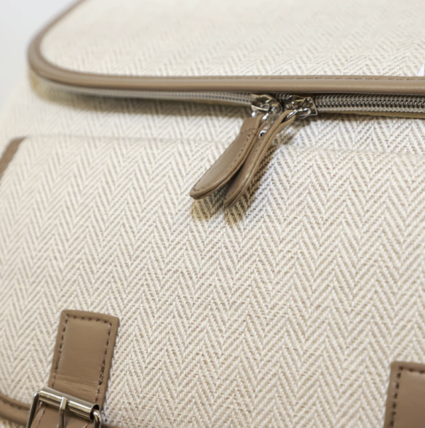 Backpack Changing Bag (Oatmeal Herringbone) - Image 4