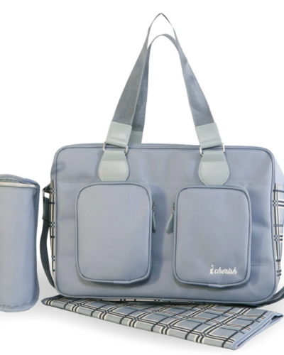 Deluxe Changing Bag (Dani Dyer Blue Plaid)