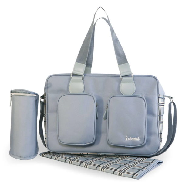 Deluxe Changing Bag (Dani Dyer Blue Plaid)