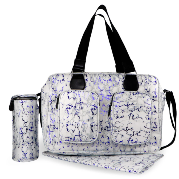 Deluxe Changing Bag (Dani Dyer Metallic Blue Marble)