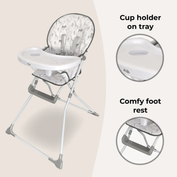 MBHC1 Compact Highchair - Samantha Faiers Safari - Image 2