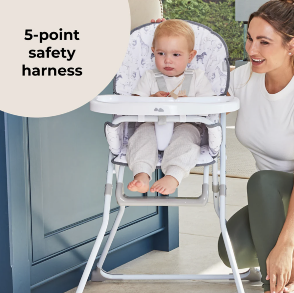 MBHC1 Compact Highchair - Samantha Faiers Safari - Image 6