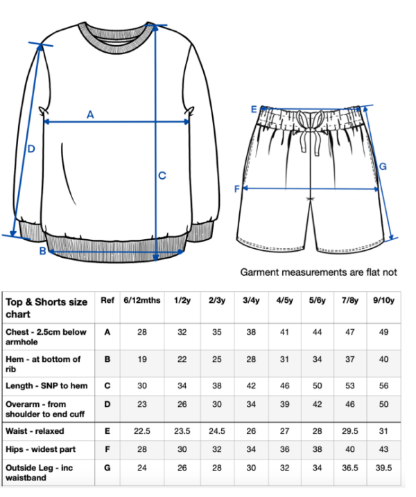 Itty Bitty Personalised oversized Sweatshirt & Short Set in Beige - Image 2