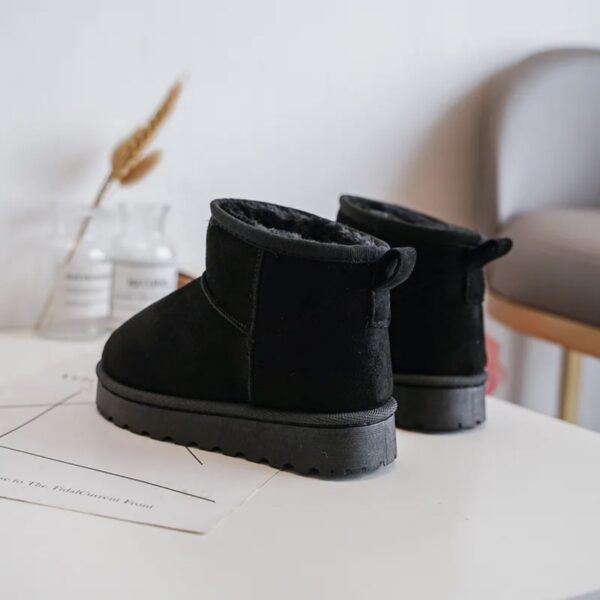 Itty Bitty Black Classic Mini Platform Snuggle Boots - Image 2