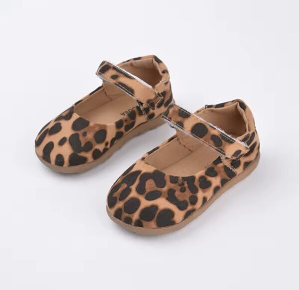 Itty Bitty Leopard Print Mary Jane Pumps