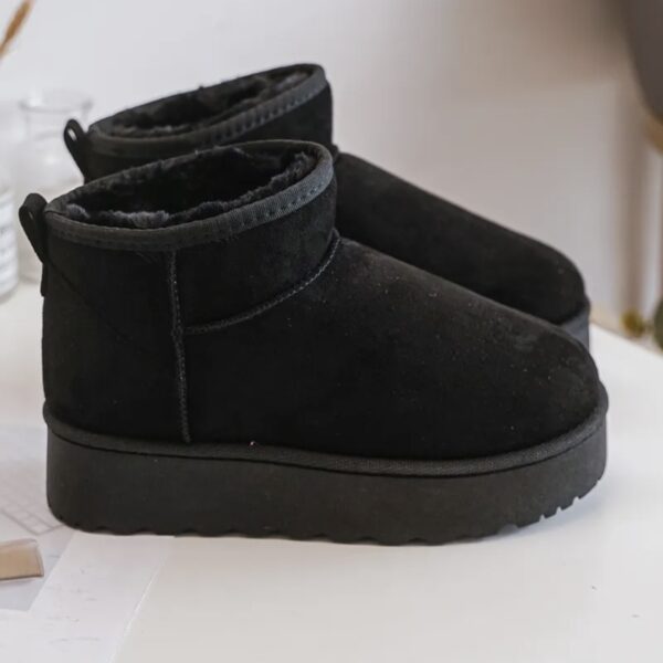 Itty Bitty Women's Black Dipper Chunky Boots