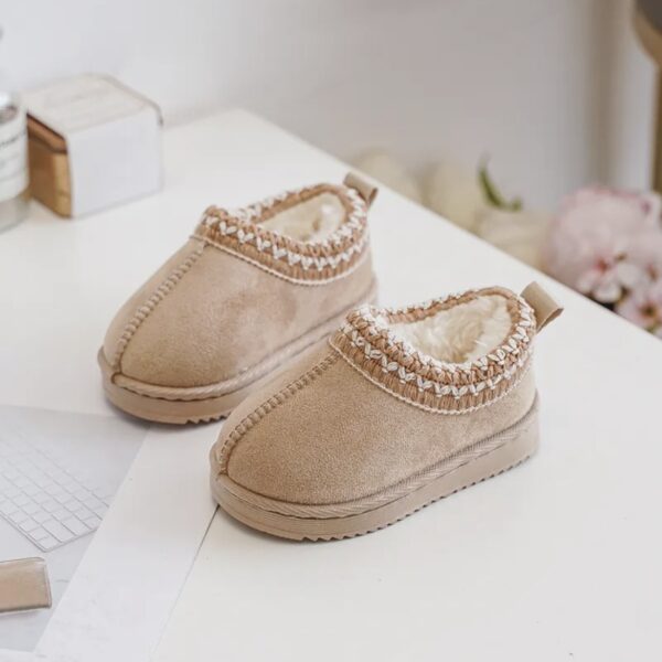 Itty Bitty Tazz Beige Clogs