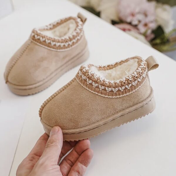 Itty Bitty Tazz Beige Clogs - Image 2