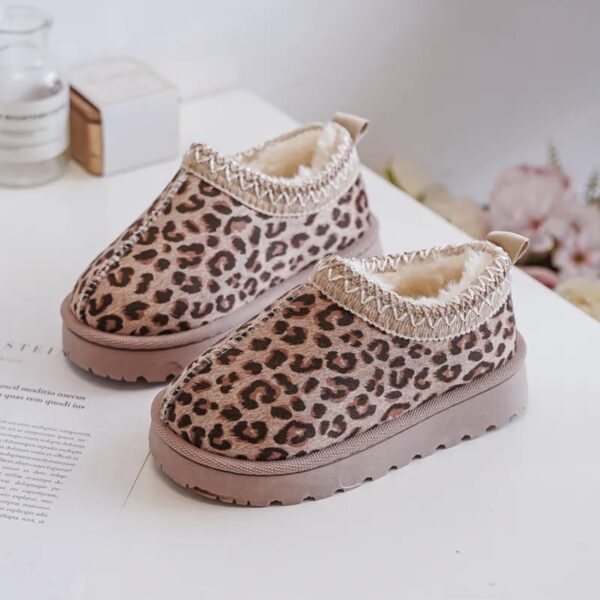Itty Bitty Tazz Leopard Print Clogs boots