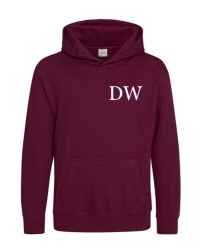 Itty Bitty Personalised Autumn Burgundy Hoodie