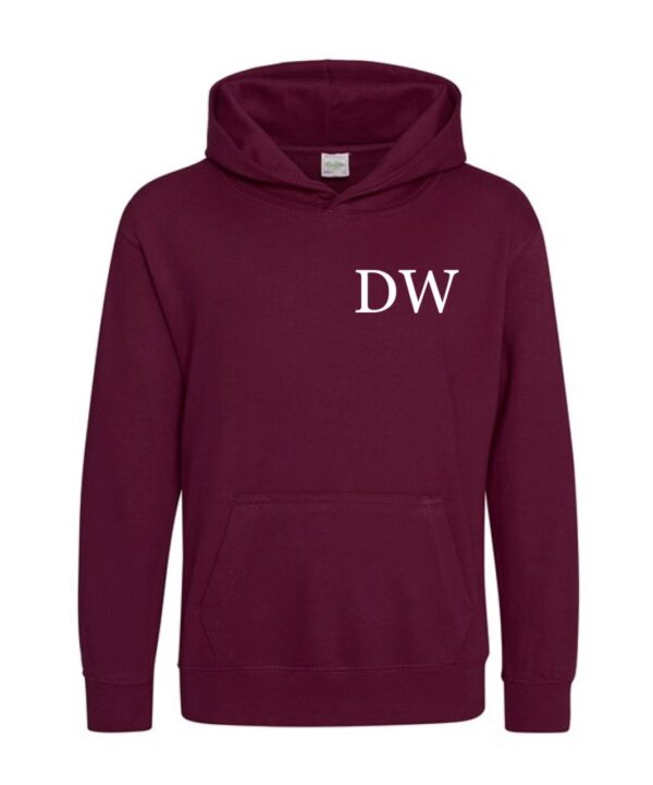 Itty Bitty Personalised Autumn Burgundy Hoodie