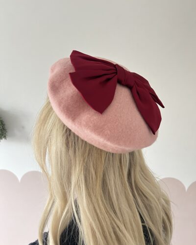 Itty Bitty Pink Statement Bow Hat