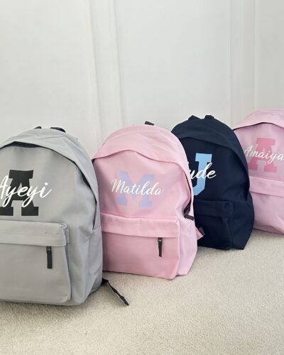 Itty Bitty Personalised Initial & Name Kids Backpacks & Rucksacks