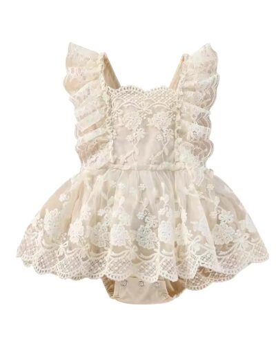 Itty Bitty Frill Lace Skirt Romper