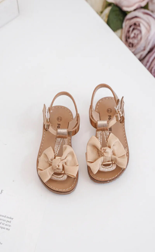 Itty Bitty Champagne Bora Bora Bow Sandals