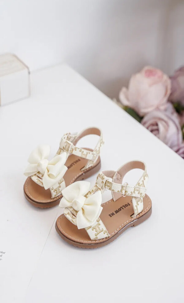 Itty Bitty Beige Bora Bora Bow Sandals