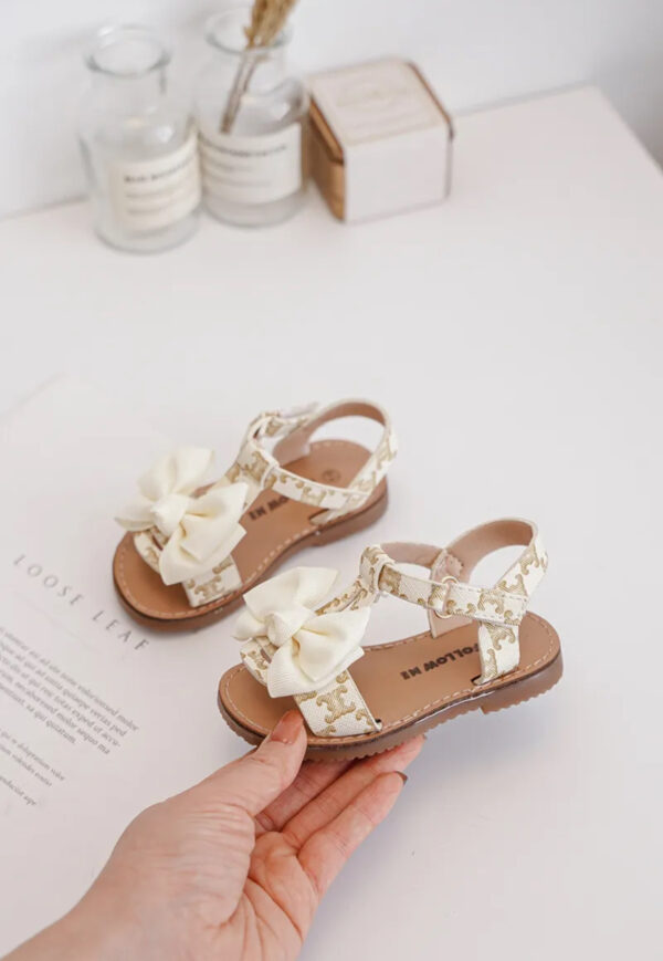 Itty Bitty Beige Bora Bora Bow Sandals