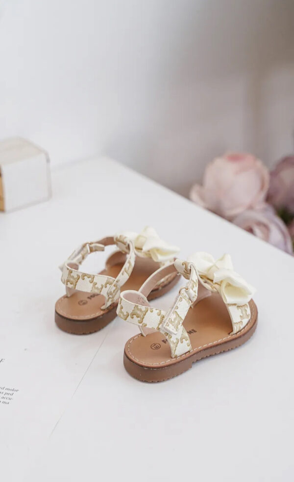 Itty Bitty Beige Bora Bora Bow Sandals