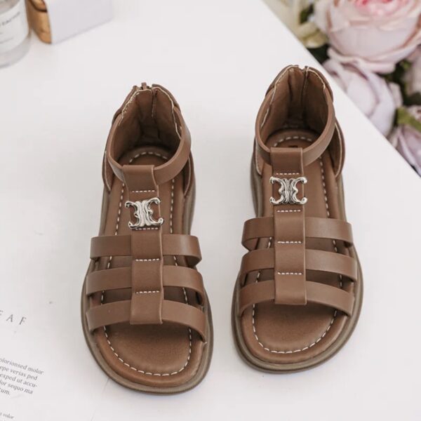 Itty Bitty Tan Celina Multi Strap Sandals