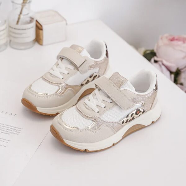 Itty Bitty Leopard & Metallic Trainers - Image 6