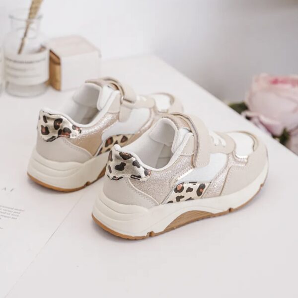Itty Bitty Leopard & Metallic Trainers - Image 2