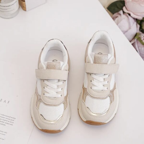 Itty Bitty Leopard & Metallic Trainers - Image 3