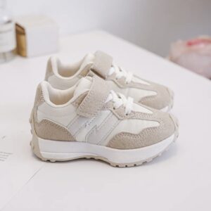 Itty Bitty Beige & White 327 Trainers