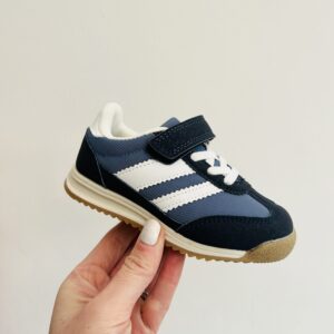 Itty Bitty Kids Navy & White Stripe Trainers