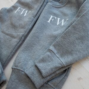 Itty Bitty Grey Personalised Tracksuit