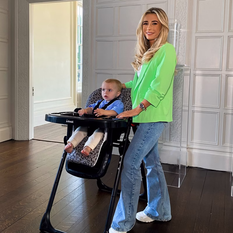 My Babiie Black Leopard Premium Highchair My Babiie Black Leopard Premium Highchair