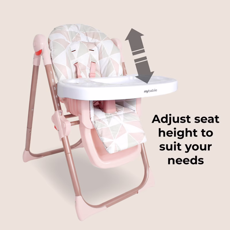 MBHC8 Premium Highchair – Rose Gold
