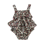 Itty Bitty Animal Statement Bow Romper