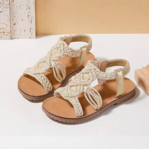 Itty Bitty Gold Dreamcatcher Sandals Summer Walking Shoes