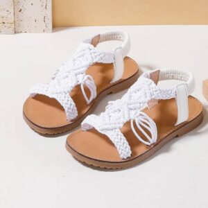 Itty Bitty White Dreamcatcher Sandals Summer Footwear