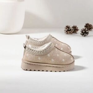 Itty Bitty Limited Edition Flower Tazz Beige Clogs