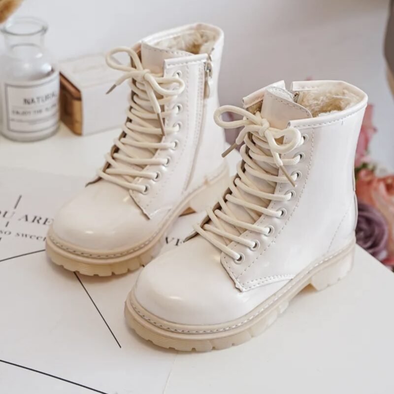 Itty Bitty Beige Cosy Lined Boots Itty Bitty Beige Cosy Lined Boots
